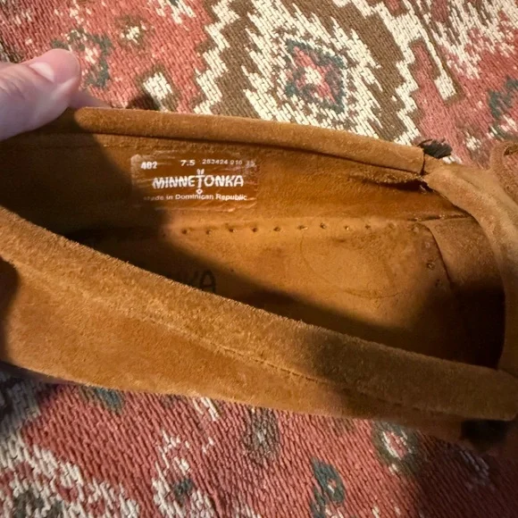 Minnetonka leather loafer moccasins - Picture 6 of 7